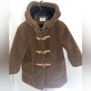 Plush Faux Fur Teddy Overcoat